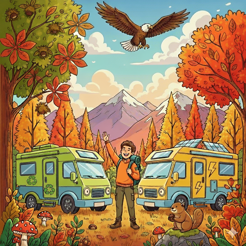 <p>Camper e caravan elettrici e ibridi: il futuro delle vacanze on the road.</p>
